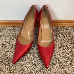 Stuart Weitzman red stilettos